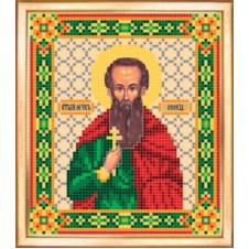 Схема для бисерной вышивки "Икона святого мученика Леонида"